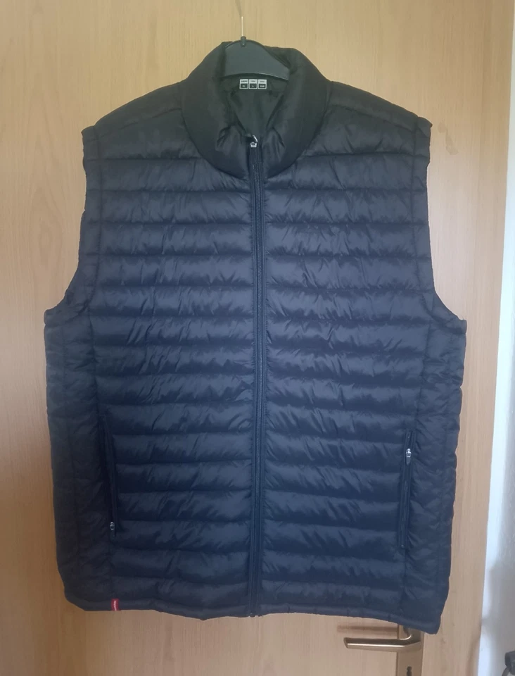 hummel Herren Steppweste Schwarz XL mit Taschen, Stehkragen & Reißverschluss - Bild 1 von 4