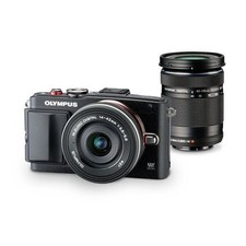 Olympus PEN Lite E-PL6 Mirrorless Camera Kit Used Tested From Japan