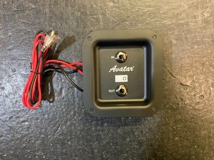 Avatar Dual 1/4 Inch Jack Plate for 1x12,2x12 or 4x12 guitar speaker cabinet
