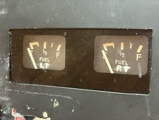 Cessna 180 Vintage Dual Fuel Quantity Gauge Panel Cluster Left Right LT RT