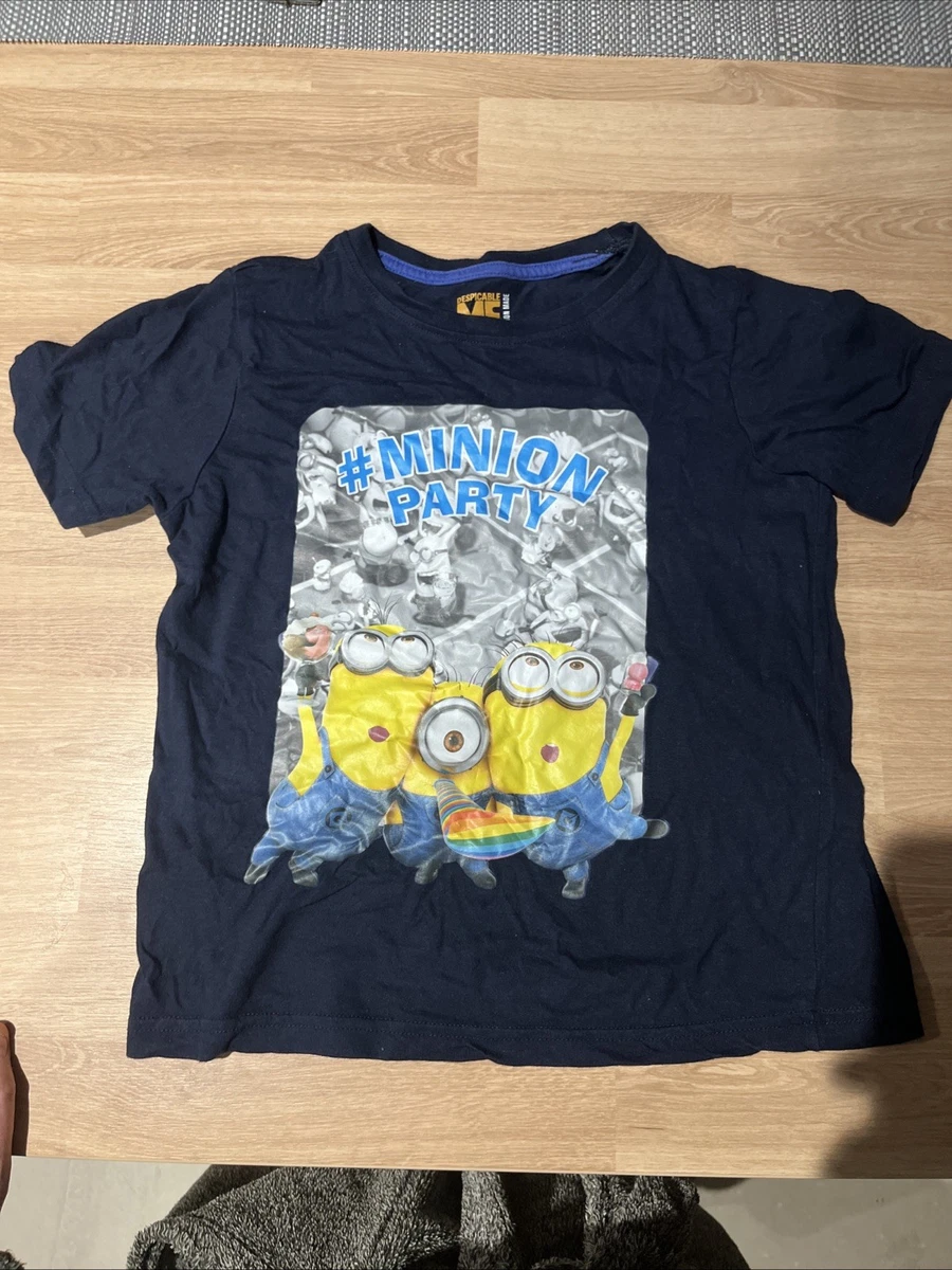 T-shirt Manches Longues Minions - Moi, Moche Et Méchant - Garçon Fille 6-7 Ans
