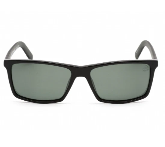 NEW TIMBERLAND TB9222/S 01R Shiny Black POLARIZED Sunglasses 56-15-150mm