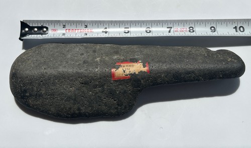 Native American Stone tool Axe/hammer -head Indian hand carved archaeology - Picture 2 of 16