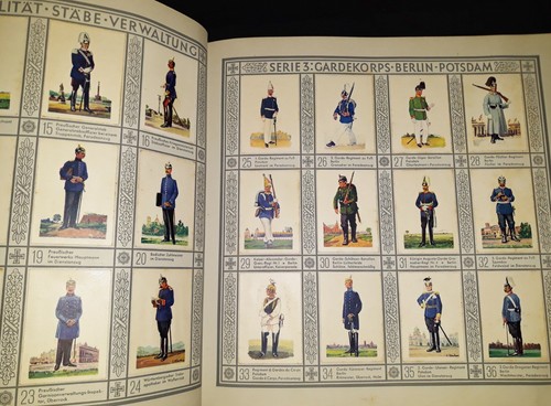 WW1 UNIFORMEN.Der Alten Heer.Waldorf Astoria Zigaretten Album mit 312 Vignetten - Bild 6 von 20