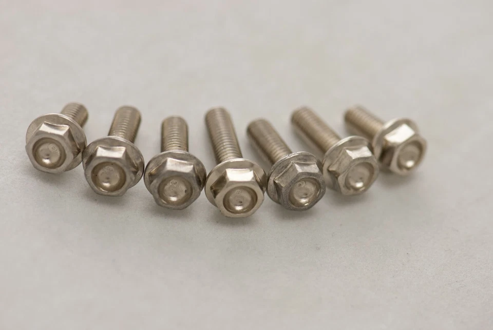 Works Nickel ENGINE Bolt Kit for 1974-1976 Honda XL70 Models Foto 3 de 4