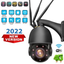 5MP Outdoor IP Camera 4G WIFI Wireless PTZ CCTV HD Smart Home Security IR Camera