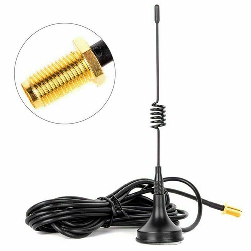 ANTENA MAGNÉTICA DE DOBLE BANDA WALKIE-TALKIE RADIO SMA-F PARA BAOFENG BF-888S UV5R - Imagen 2 de 8