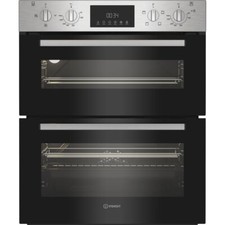 Indesit DUI 12D IX Built Under 59cm Electric Double Oven Stainless Steel A/A