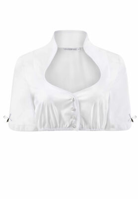 B-Ware / 2. Wahl Dirndlbluse Sonnenham B-8033 weiß Kurzarm Stockerpoint