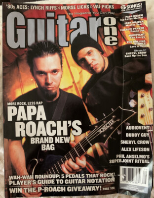 Guitar One Pap Roach Alex Lifeson  Buddy Guy  Audiovent August 2002