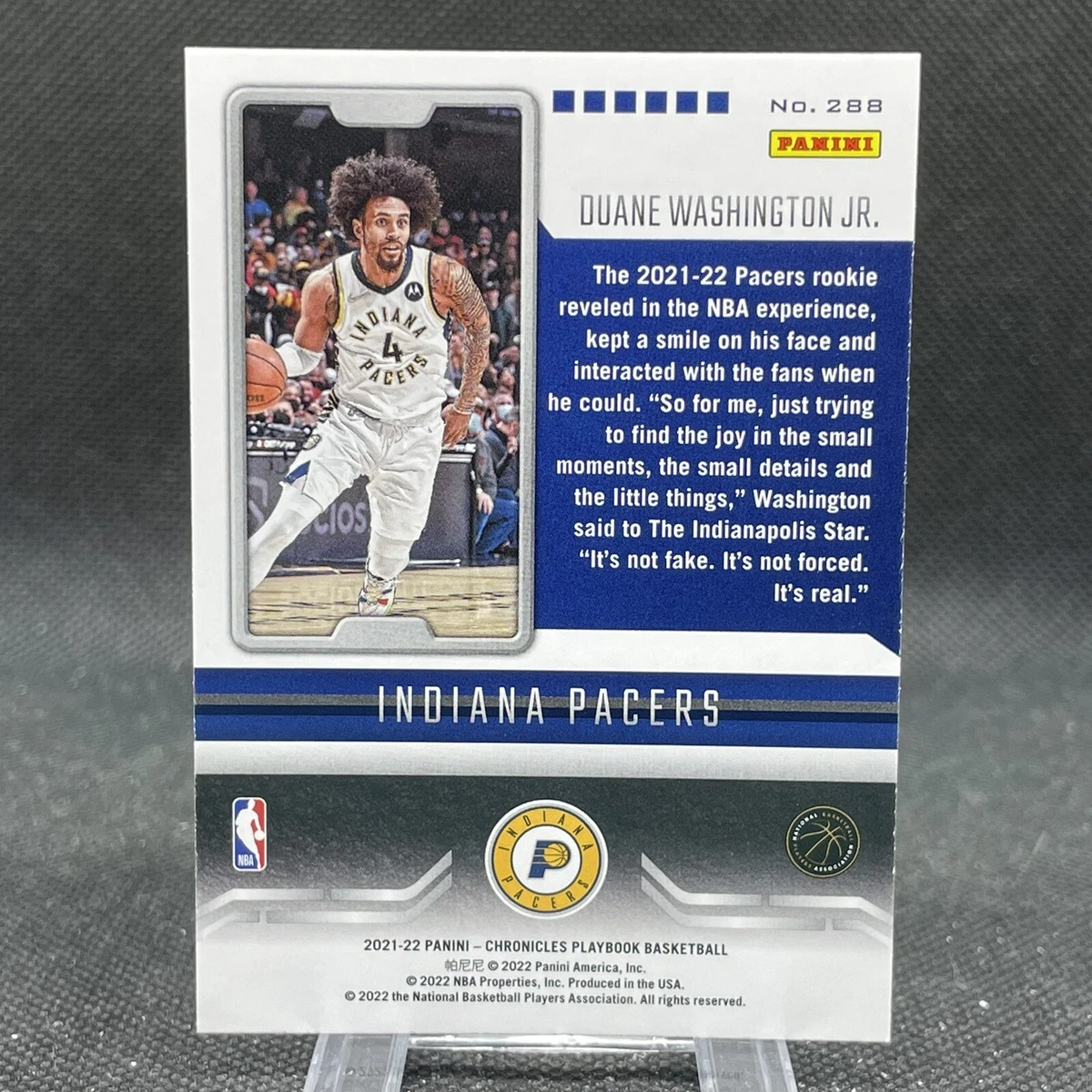2021 Illusions Duane Washington Jr. Rookie Signs #RS-DWZ PSA 9 POP 1 RC
