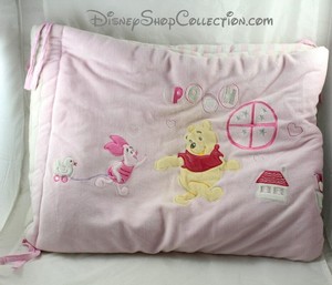 Tour De Lit Bebe Disney Baby Winnie L Ourson Et Porcinet Rose Blanc Mo Ebay