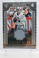 Derek Carr 2016 Panini Catapults Jersey Card 20/25 !!! Player Worn Jersey !!! 🔥