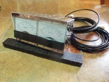 Bird 43 Thruline Watt Meter Dual Meter / RMS / New Silver Diamond Plated