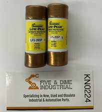 Bussmann LPJ-20SP Lot of 2 Low Peak Class J Fuses