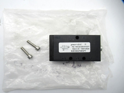 Pneumatrol E25180UF0BNPT 1S013920 Magnetventil Verteilerblock Basis