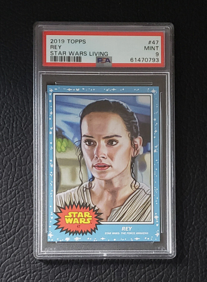 PR: 1503 Rey PSA 9 2019 Topps Star Wars Living Set #47 MINT Force Awakens Penix