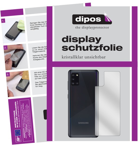 2X Schutzfolie FüR Samsung Galaxy A31 RüCkseite Klar Displayschutzfolie Folie-image