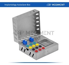 Dental Surgical Instruments Empty Sterilization Box for Surgical Implant Tools
