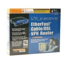 Linksys Cable/ DSL Router 4-Port Switch  BOX BEFSR41 Ver.2 Etherfast