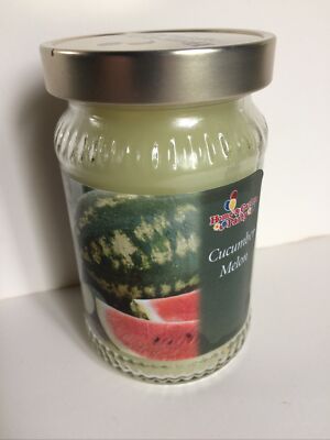 NEW  Home & Garden Party ''Cucumber Melon'' 10 oz Jar Candle MADE IN USA 50 Hr
