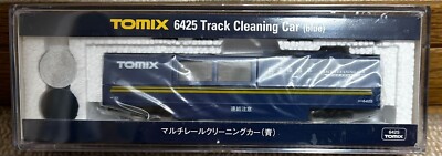 TOMIX N Gauge Multi-Rail Cleaning Car Blue 6425 Model Railroad Maintenance Japan