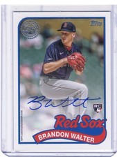 2024 Topps Series 1 Baseball Brandon Walter RC ON-CARD AUTO 1989 Boston Red Sox