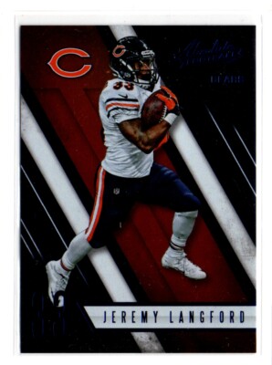 2016 Panini Absolute Spectrum Blue Jeremy Langford #75 | eBay
