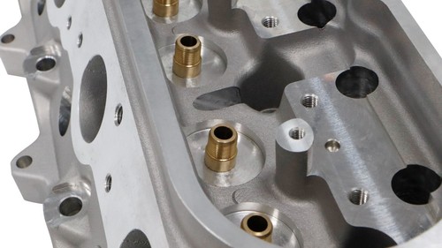 GM LS3 L92 6.0L 6.2L CNC Bare Single Rectangle Port Aluminum Cylinder Heads - Picture 5 of 5