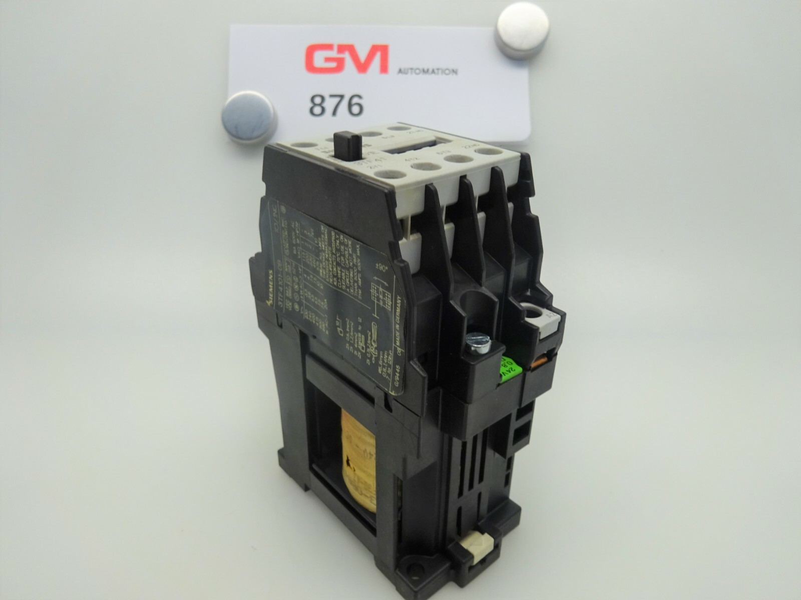 Siemens Relay Contactor 3TF4101-0B 3TF4101-0BB4 24V DC