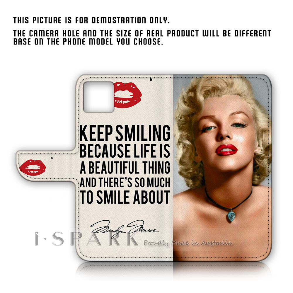 ( For iPhone 11 ) Wallet Flip Case Cover PB21327 Marilyn Monroe eBay