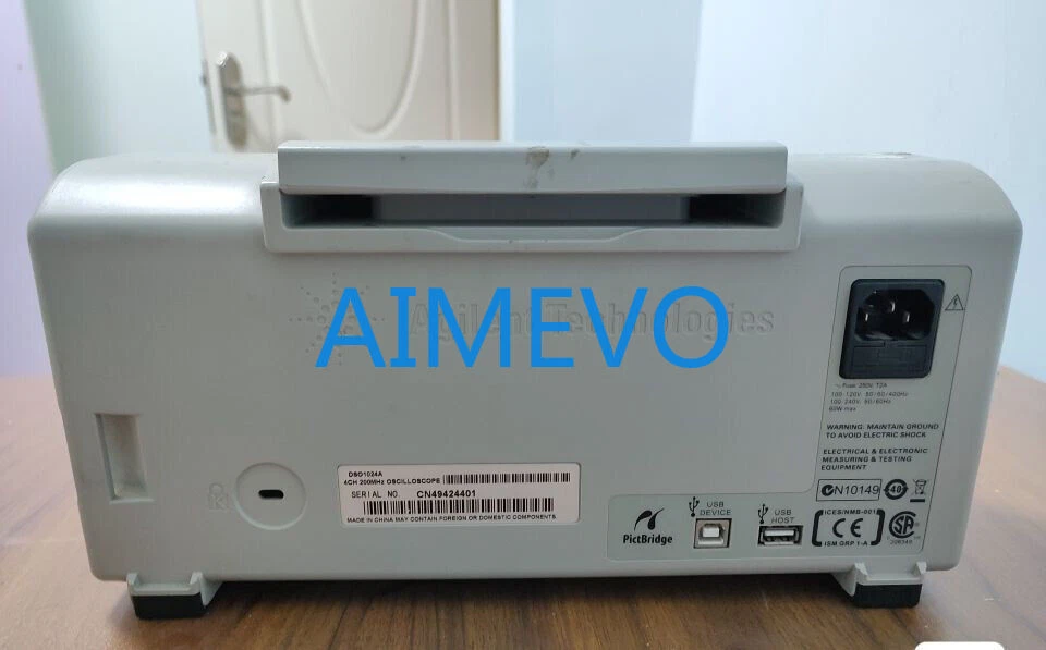 hp/Agilent / Keysight DSO1024A Oscilloscope, 200 MHz, 4 Analog Channels, 2GSa/s - Image 2 of 4