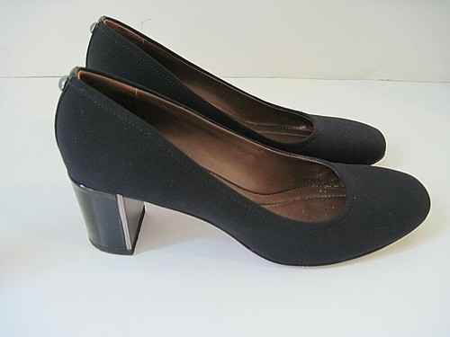 Donald Pliner Corin Black Crepe Block 