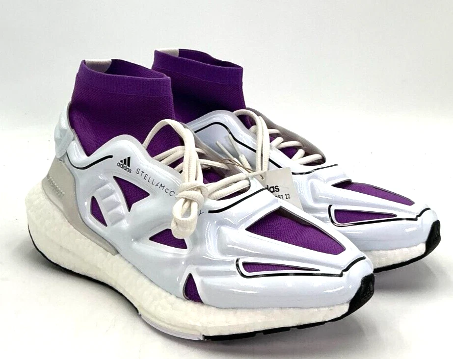 Zapatos blancos Adidas by Stella McCartney Ultraboost 22 elevados para mujer talla 9,5 Foto 3 de 4