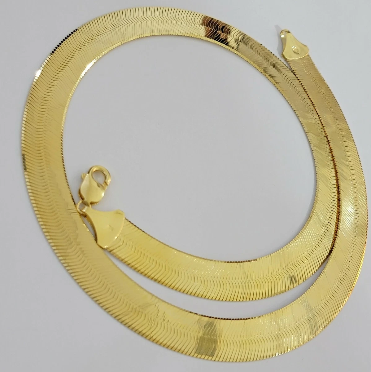 10 karat 2024 herringbone necklace