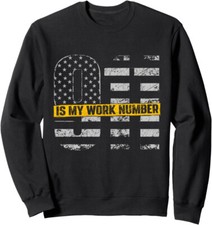 911 Is My Work Number Dispatcher Emergency Responder Unisex Crewneck Sweatshirt