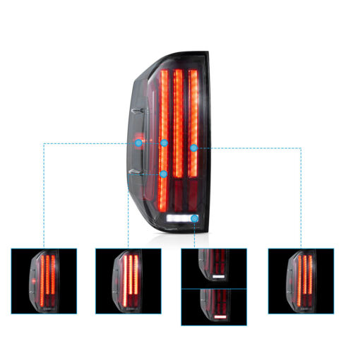 VLAND For Toyota Tundra Full LED Tail Lights Sequential Sig Rear Assembly 14-21 - Picture 4 of 12