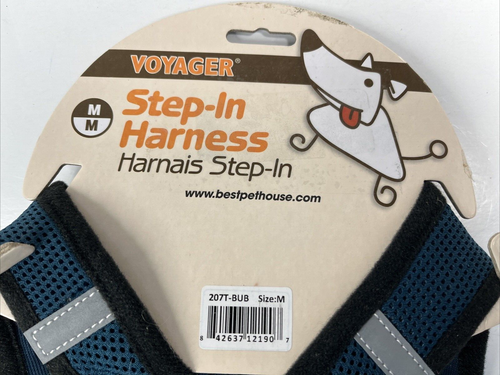 Step-in Harness Medium Size Dog 16 to 18 Inch Chest Teal by Voyager - Picture 9 of 14