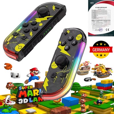 2er Set Für Nintendo Switch Joy Con Controller-Left & Right Wireless Gamepad
