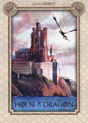 Game Thrones House of Dragon: AR5 Red Parallel Artist Rendition Card #14/50