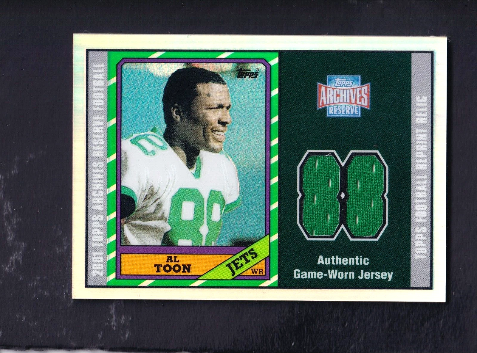 2001 Topps Archives Reserve Jerseys #ARRAT Al Toon MEM