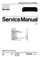 Manuale di servizio per Philips FT 980 