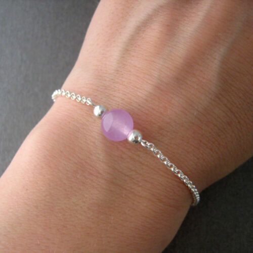 Bracelet  Elisa Jade vert et laiton doré