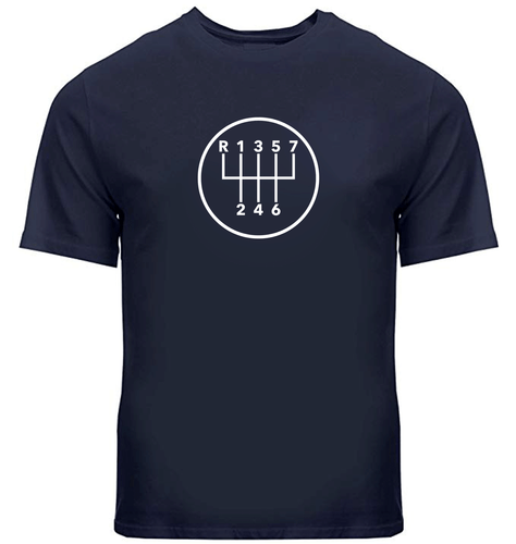 Manual Transmission Shift Pattern 7 Speed Stick Shirts Unisex Mens Tee T-Shirt - Picture 12 of 34