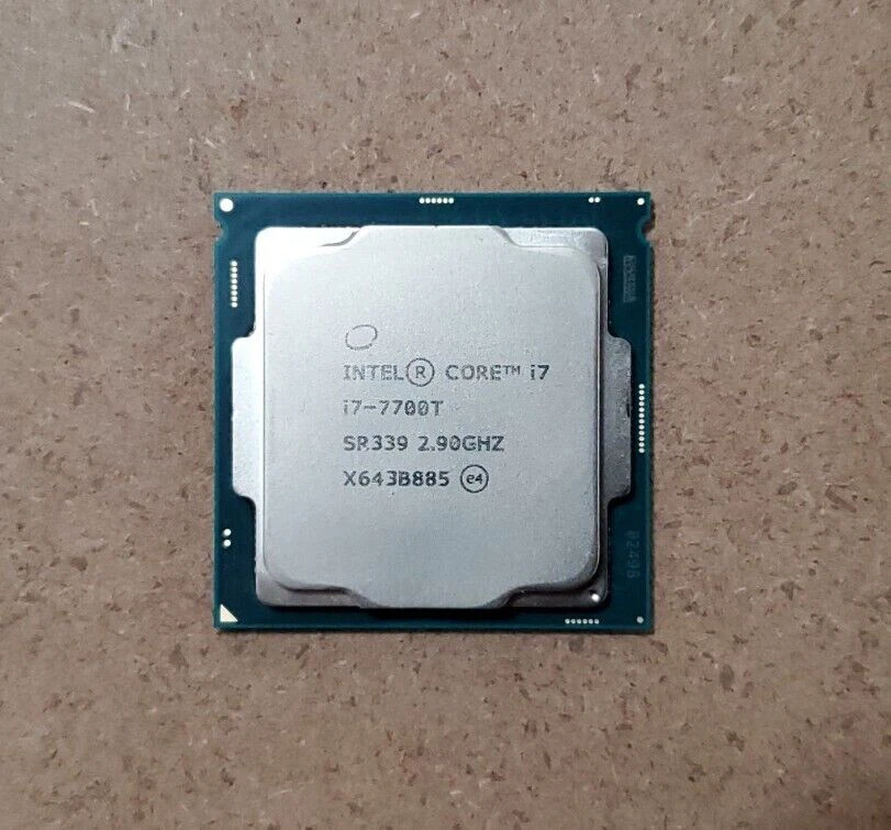 2.5-2.99 GHz Clock Speed Computer Processors Intel Core i7-7700T