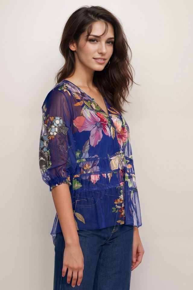 Biya Blue | 3pcs Chiffon main image 0