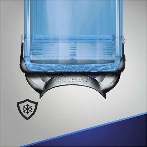Pack 4 Lames GILLETTE "PROSHIELD CHILL" Lot Recharges Rasoir Gilette 5 ORIGINAL - Picture 5 of 9