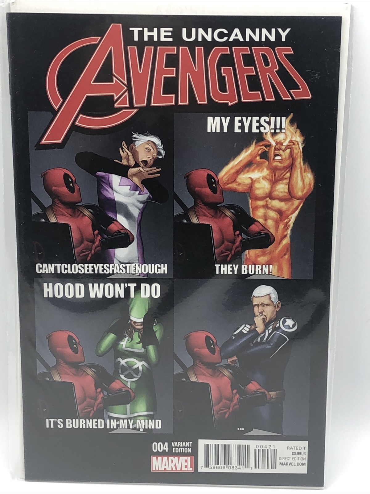 Uncanny Avengers #4 (Deadpool Variant) Value GoCollect