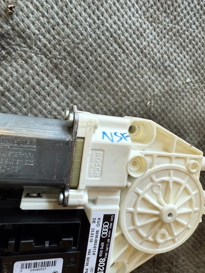 AUDI A3 2010 8P 3 puertas pasajero ventana delantera motor 8P0959802M Foto 4 de 4