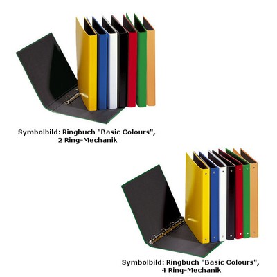 PAGNA Ringbuch ''Basic Colours'', 2-Ring / 4-Ring Mechanik Ringordner Ringmappe